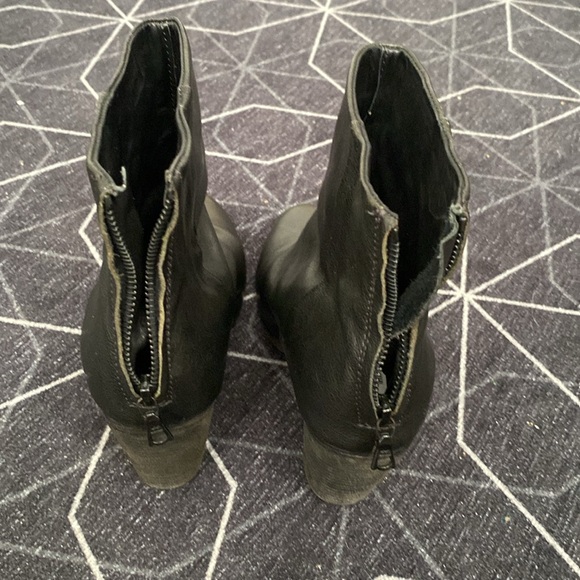 Rag & bone newbury classic black leather ankle boot bootie 38.5 8.5 Taylor Swift - Picture 8 of 10